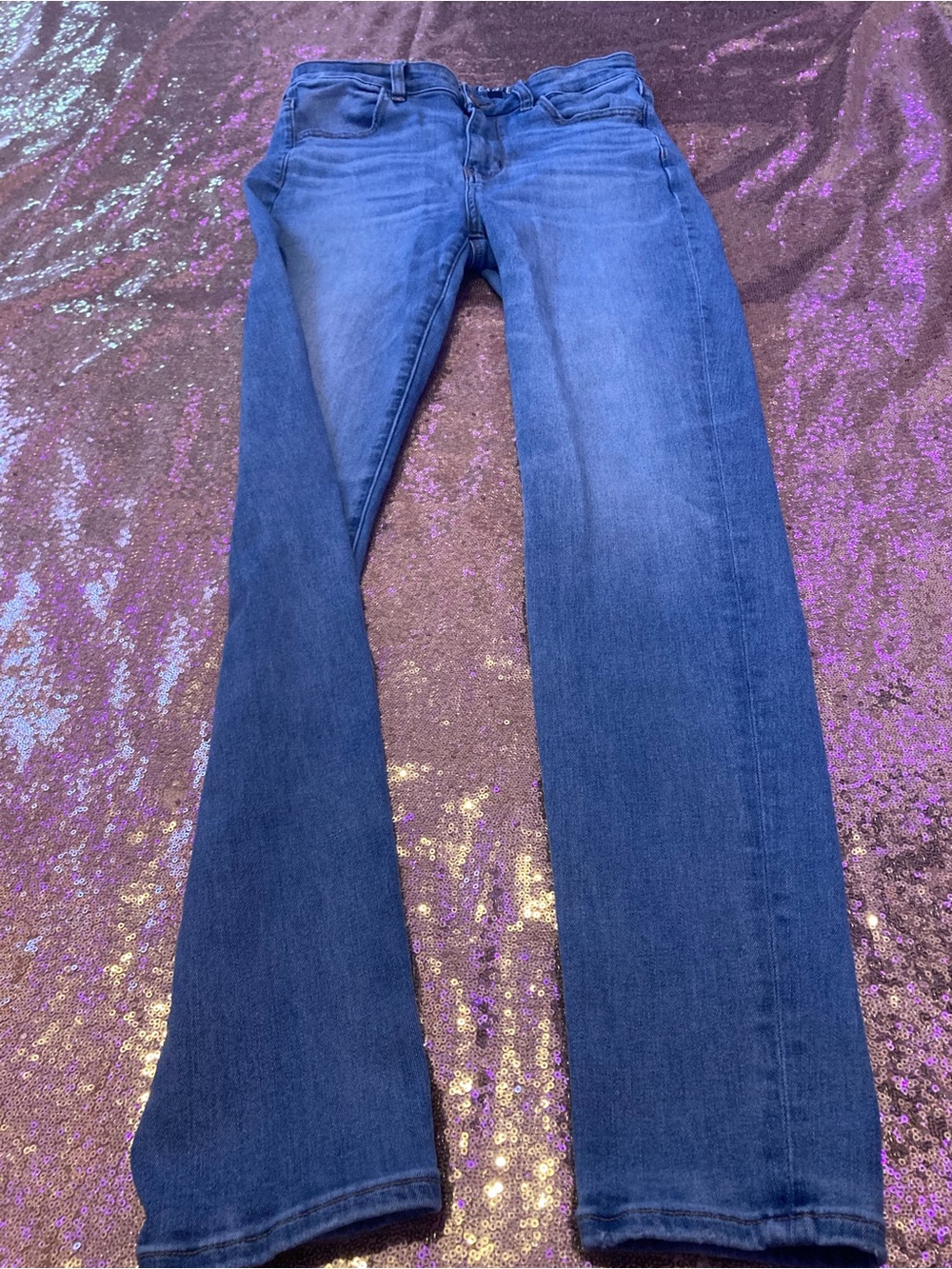 American Eagle Outfitters Women's Dark Blue Flare Jeans